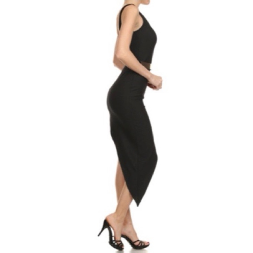 Asymmetrical hem dress - Picture 3 of 5